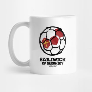 Bailiwick of Guernsey Football Country Flag Mug